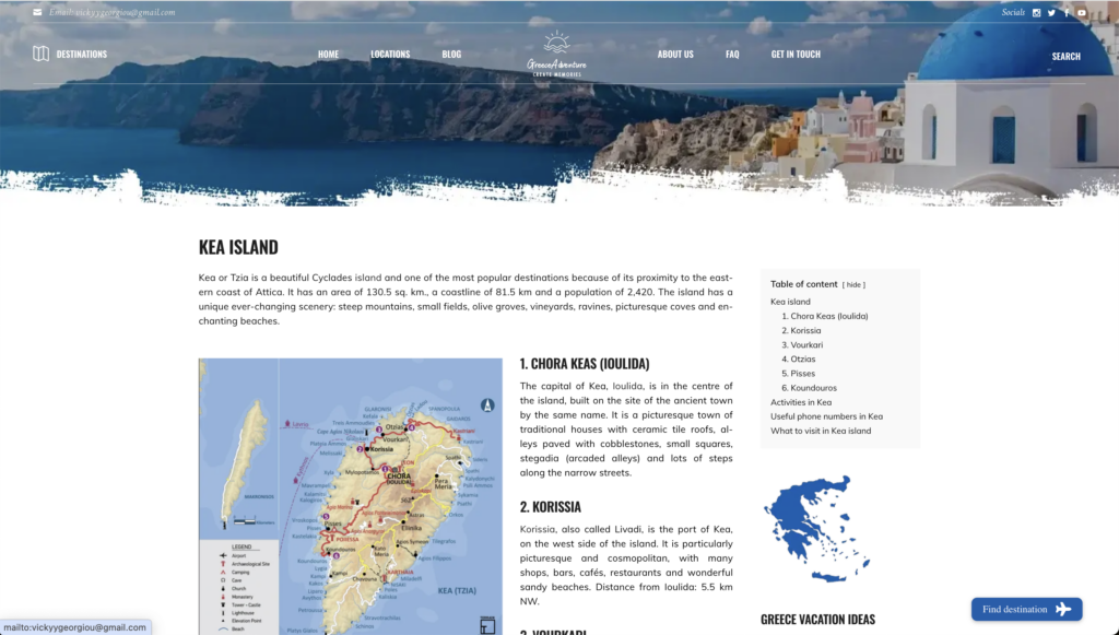 Greecevacationideas.com | Digital Nexus Agency
